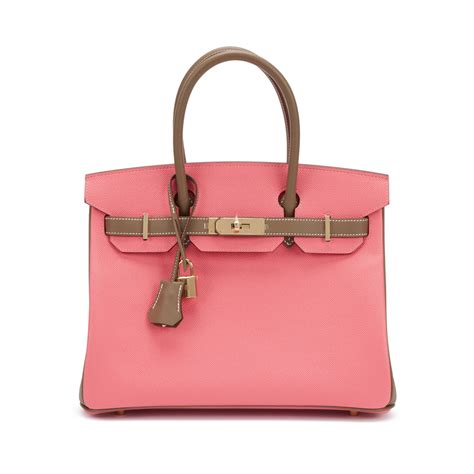 Hermès Rose Alazee And Étoupe Epsom HSS Birkin 30 